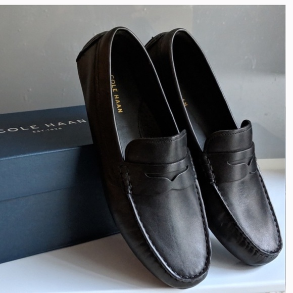 Cole Haan Rodeo Penny Driver, Black Leather, NWT - Picture 1 of 4